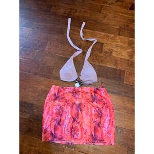 Fashion Nova Plus Size Top/Skirt Set 2X/3X NWT